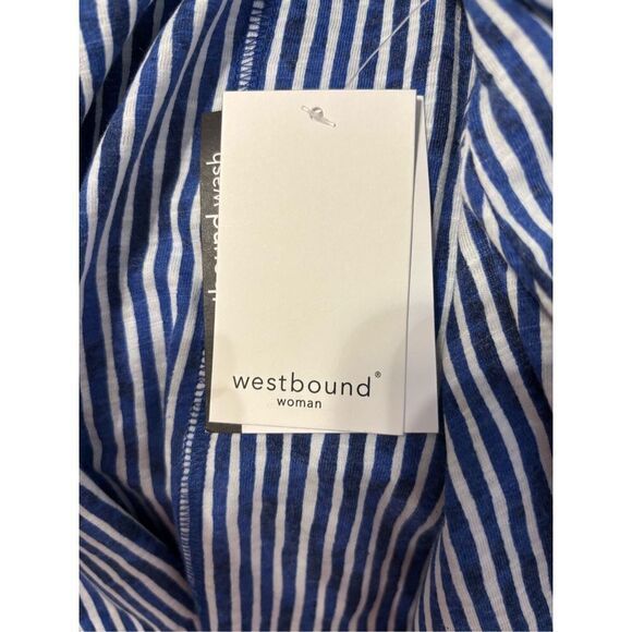 ❤️NWT Westbound Women’s Stripe V-Neck Top - Picture 5 of 5